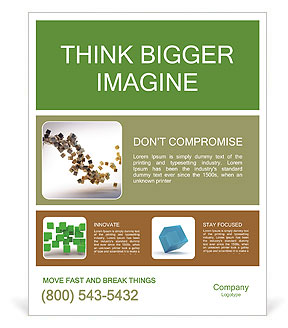 Geometric Wave Poster Template