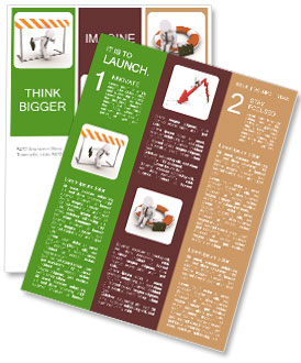 Man Overcoming Obstacles Newsletter Template