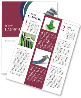 Blue Arrow Newsletter Template