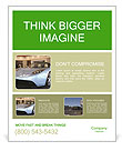 Tesla Motors Introduces First Plug-In Electric Car In The Us With Showroom In Menlo Park, California Poster Template