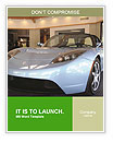 Tesla Motors Introduces First Plug-In Electric Car In The Us With Showroom In Menlo Park, California Word Template