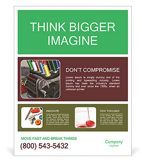 How The Latest Sewing Machines Are Revolutionizing The Textile Industry. Poster Template