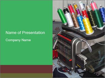 How The Latest Sewing Machines Are Revolutionizing The Textile Industry. PowerPoint Template