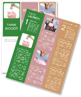 Briser une tirelire pour collecter des économies Newsletter