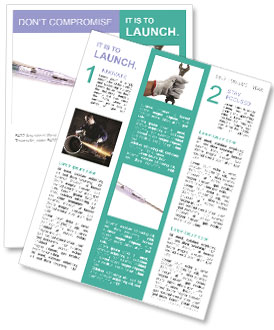 Isolated Electrical Tester On White Background - Perfect For Checking Electrical Connections Newsletter Template