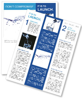 The Science Behind Water Bubbles: Formation, Properties, And Behavior Newsletter Template