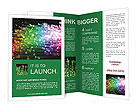 Vibrant Multicolor Fiber Optics: Illuminate Your Space With A Rainbow Of Colors Brochure Template