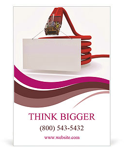 Using Ethernet Cable To Secure A Tablet In Place Ad Template