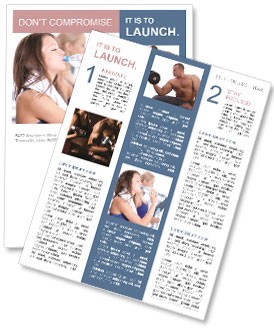Women At Fitness Newsletter Template