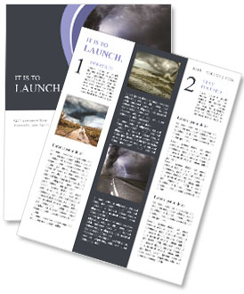 Dangerous Tornado Newsletter Template