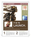 Woman Robot Flyer Template
