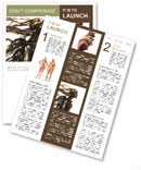 Woman Robot Newsletter Template