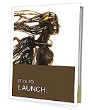 Woman Robot Presentation Folder