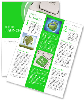 Go Green Promo Newsletter Template