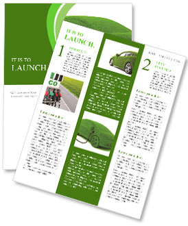 Ecological Car Newsletter Template