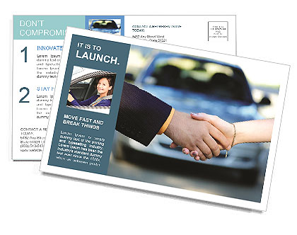 Auto Deal Postcard Template