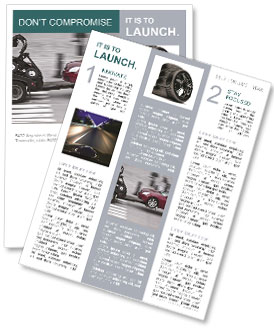 Auto Manufacture Newsletter Template