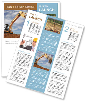 Excavator Newsletter Template