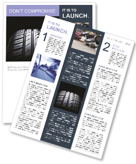 Car Tire Newsletter Template