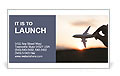 Fly By Plane Business Card Template
