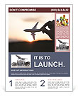 Fly By Plane Flyer Template