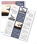 Fly By Plane Newsletter Template