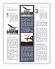 Fly By Plane Newsletter Template