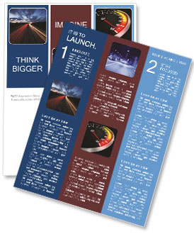 Traffic At Night Newsletter Template