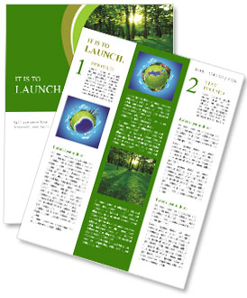 Forest In Spring Newsletter Template