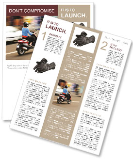 Drive By Motorbike Newsletter Template