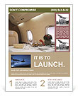 Business Class Travel Flyer Template