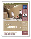 Business Class Travel Poster Template