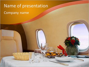 Business Class Travel PowerPoint Template
