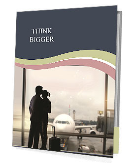 Airport Farewell Presentation Folder