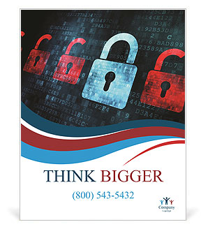 Security In Internet Poster Template