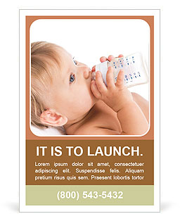 Baby Food Ad Template