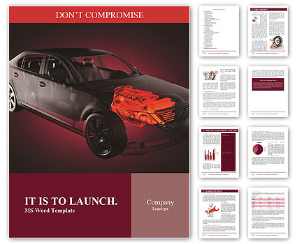 Car Engine Word Template