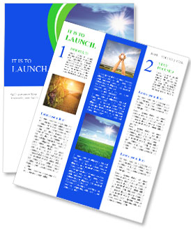 Green Field Newsletter Template