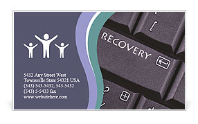 Recovery Business Card Template