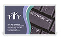 Recovery Business Card Template