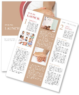 Supportive Hand Newsletter Template