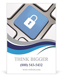 Lock Button Ad Template