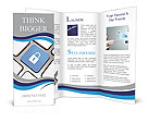 Lock Button Brochure Template