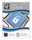 Lock Button Flyer Template