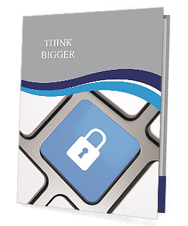 Lock Button Presentation Folder