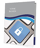 Lock Button Presentation Folder