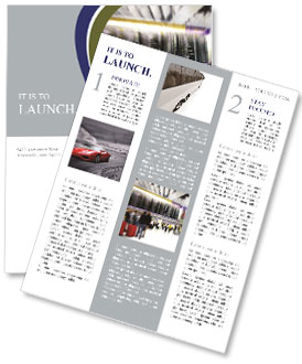 Crowd At Airport Newsletter Template