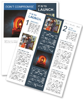 Ambulance Light Newsletter Template