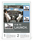 Plane Pilot Flyer Template