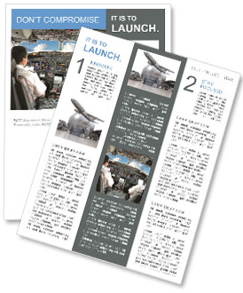 Plane Pilot Newsletter Template